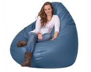 Giant Bean Bag Chair in Cornflower Blue