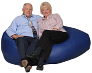 Giant Beanbag Chair in Royal Blue