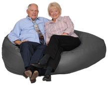 Giant Bean Bag Chair in Slate Gray