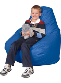 Blue Large Bean Bag Chair