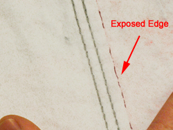 bean bag seam inside