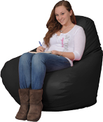 Black Bean Bag Chairs for Adults