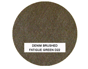 Denim Brushed Fatigue Green Kids Bean Bag Chairs