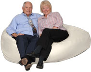 Buttercream Giant Bean Bag