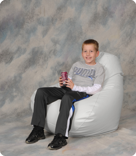 Designer White Large Bean Bag