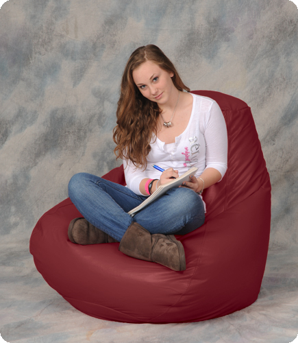 Maroon Large Bean Bag