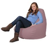 Mauve Large Bean Bag