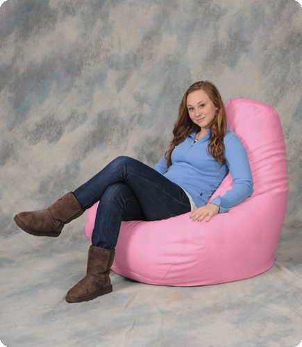 Pink Rose Bean Bag Chairs for Adults