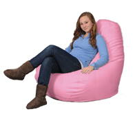Pink Rose Bean Bag Chairs for Adults