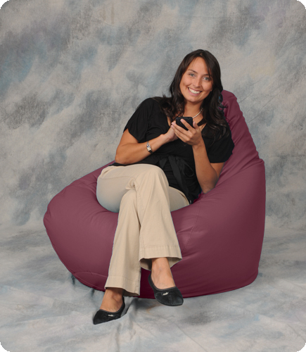 Plum Bean Bag Chairs for Adults