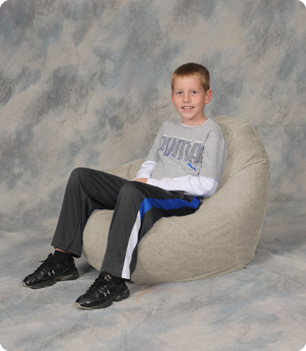 Denim Khaki Kids Bean Bag Chairs
